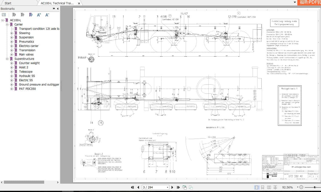 Terex Crane AC100 L Technical Training Manual 2