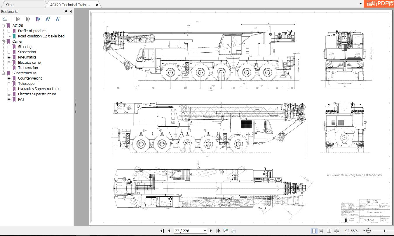 Terex Crane AC120 Technical Training Manual 3