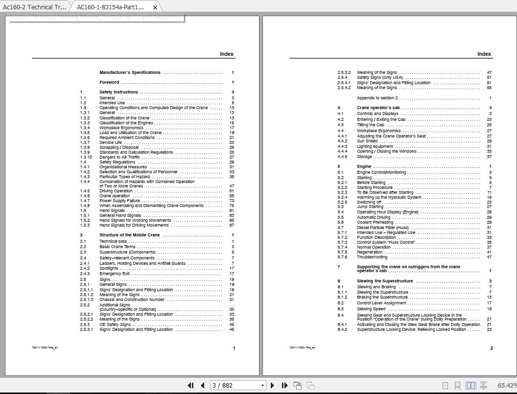 Terex Crane AC160 2 Operation Manual 2