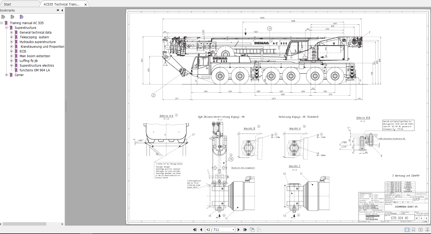 Terex Crane AC180 Technical Training Manual 3