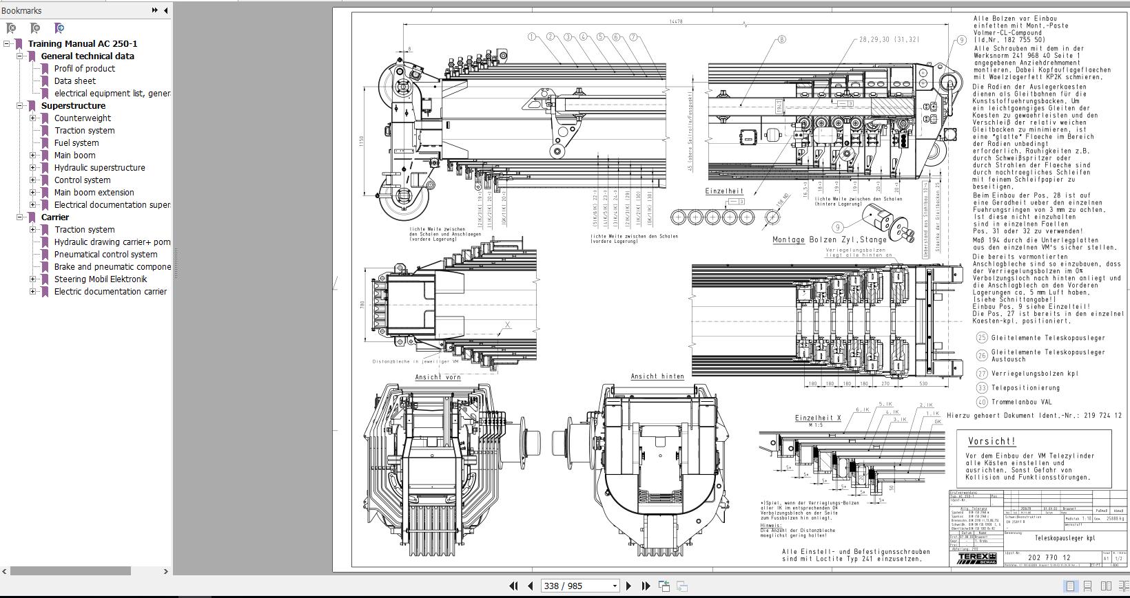 Terex Crane AC250 1 Technical Training Manual 3