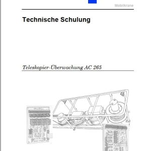 Terex Crane AC265 Technical Training Manual 1
