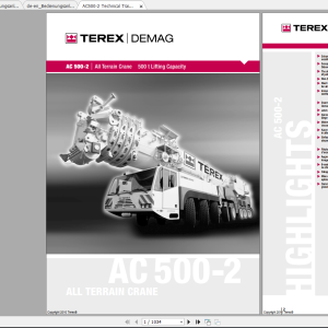 Terex Crane AC500 2 Technical Training Manual 2