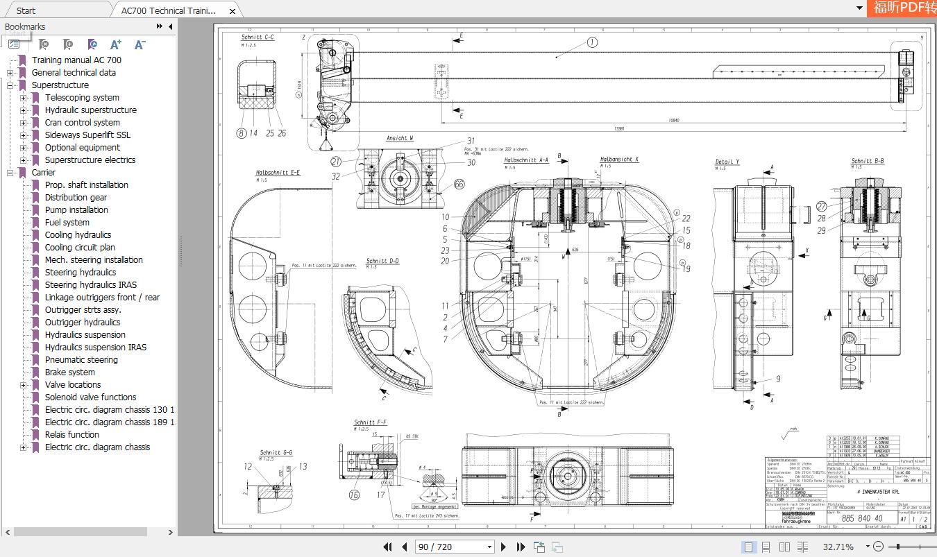 Terex Crane AC700 Technical Training Manual 3