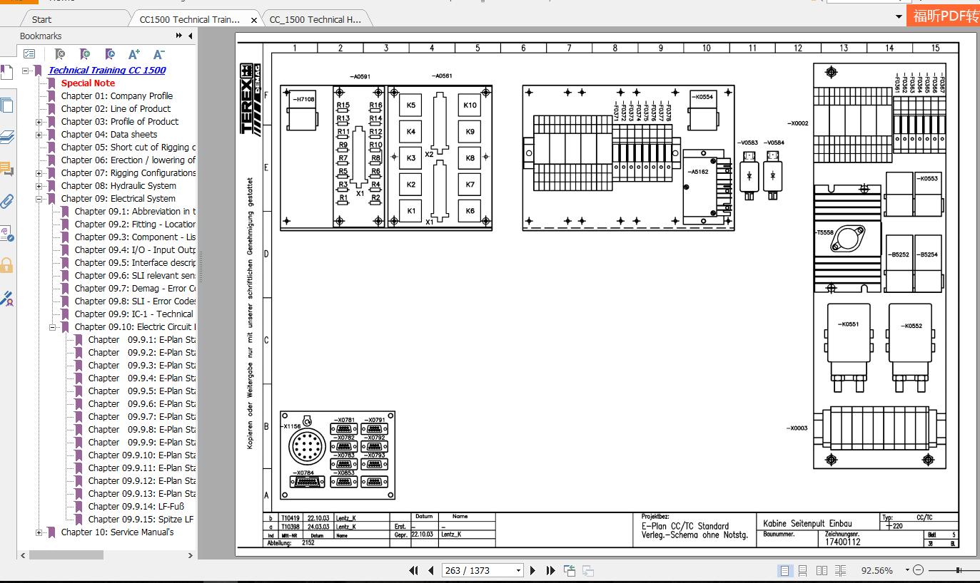 Terex Crane CC1500 Technical Training Manual 3