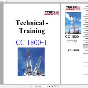Terex Crane CC1800 1 Technical Training Manual 1