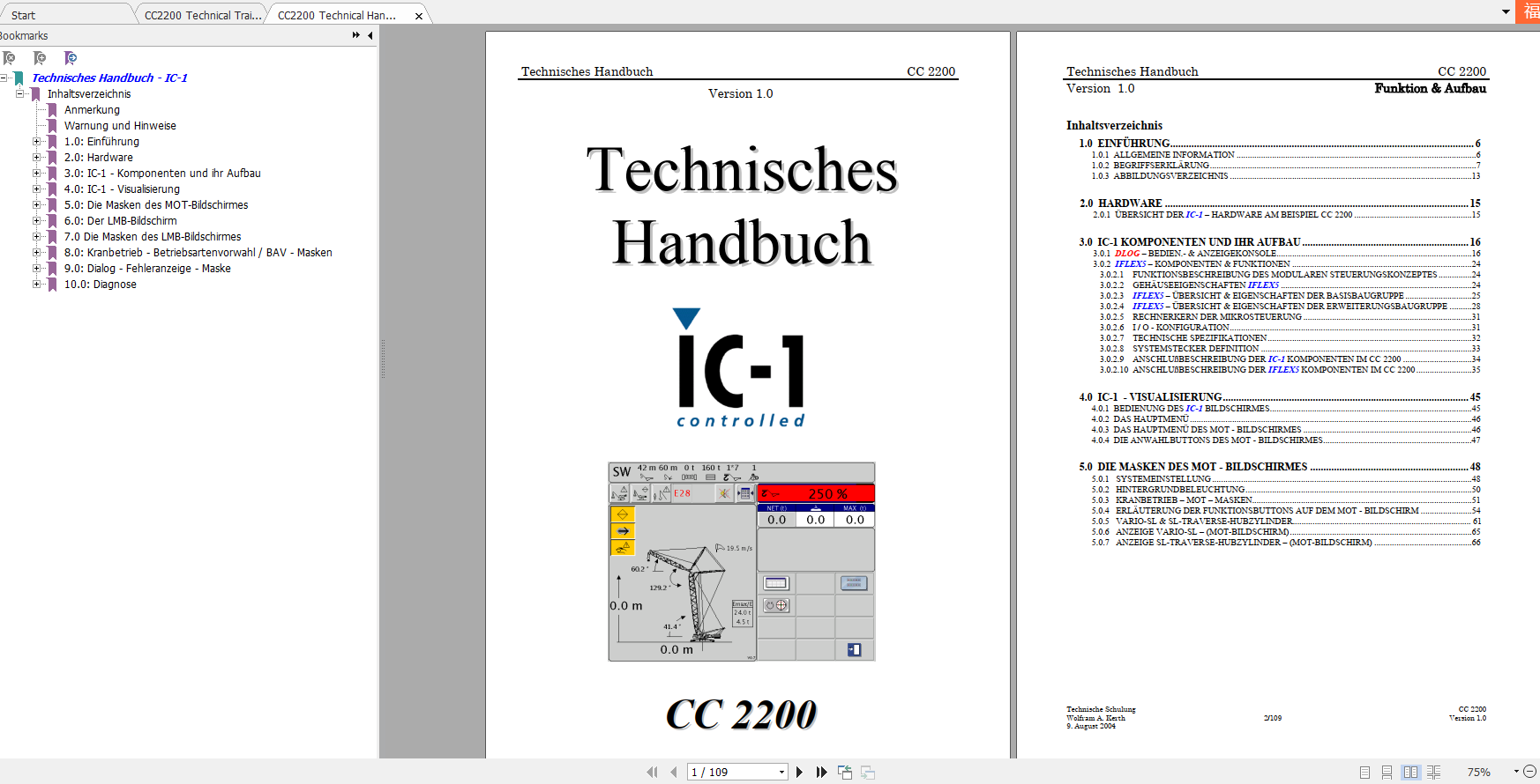 Terex Crane CC2200 Technical Training Manual 4