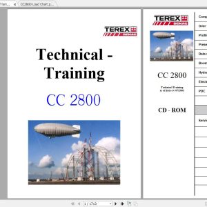 Terex Crane CC2800 Technical Training Manual 1