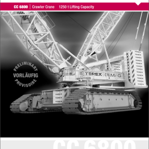 Terex Crane CC6800 Technical Training Manual 1