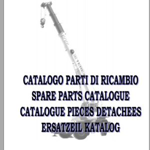 Terex Crane RT35 Spare Parts Catalogita 1