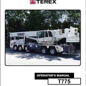 Terex Crane T775 Operation and Maintenance Manual15157 1