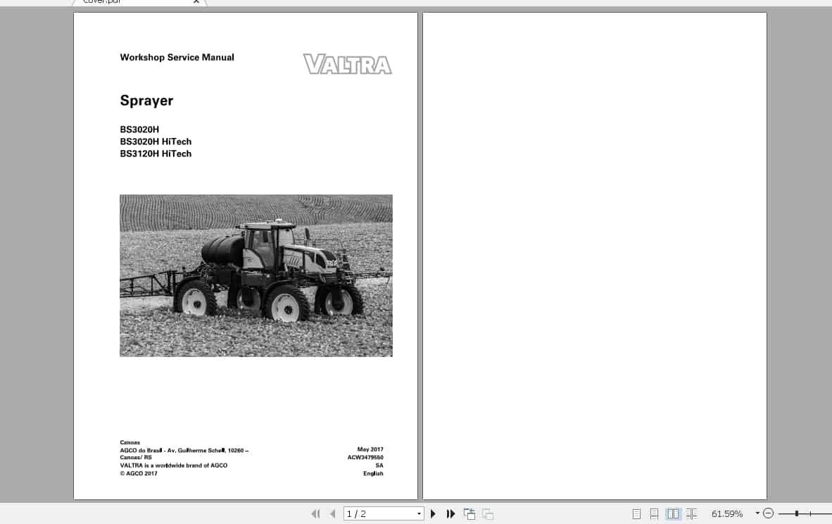 Valtra SA South America Agricultural Full Updated 032020 Workshop Service Manuals 3