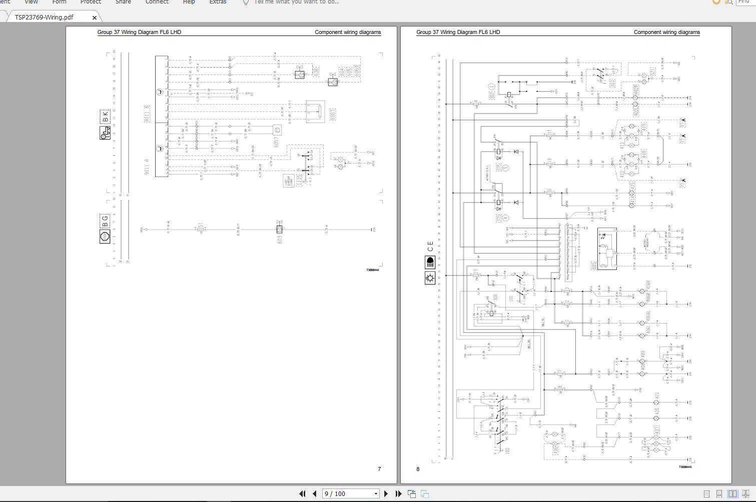 Volvo FL6 Trucks Service Manual Buses Wiring Diagrams 2