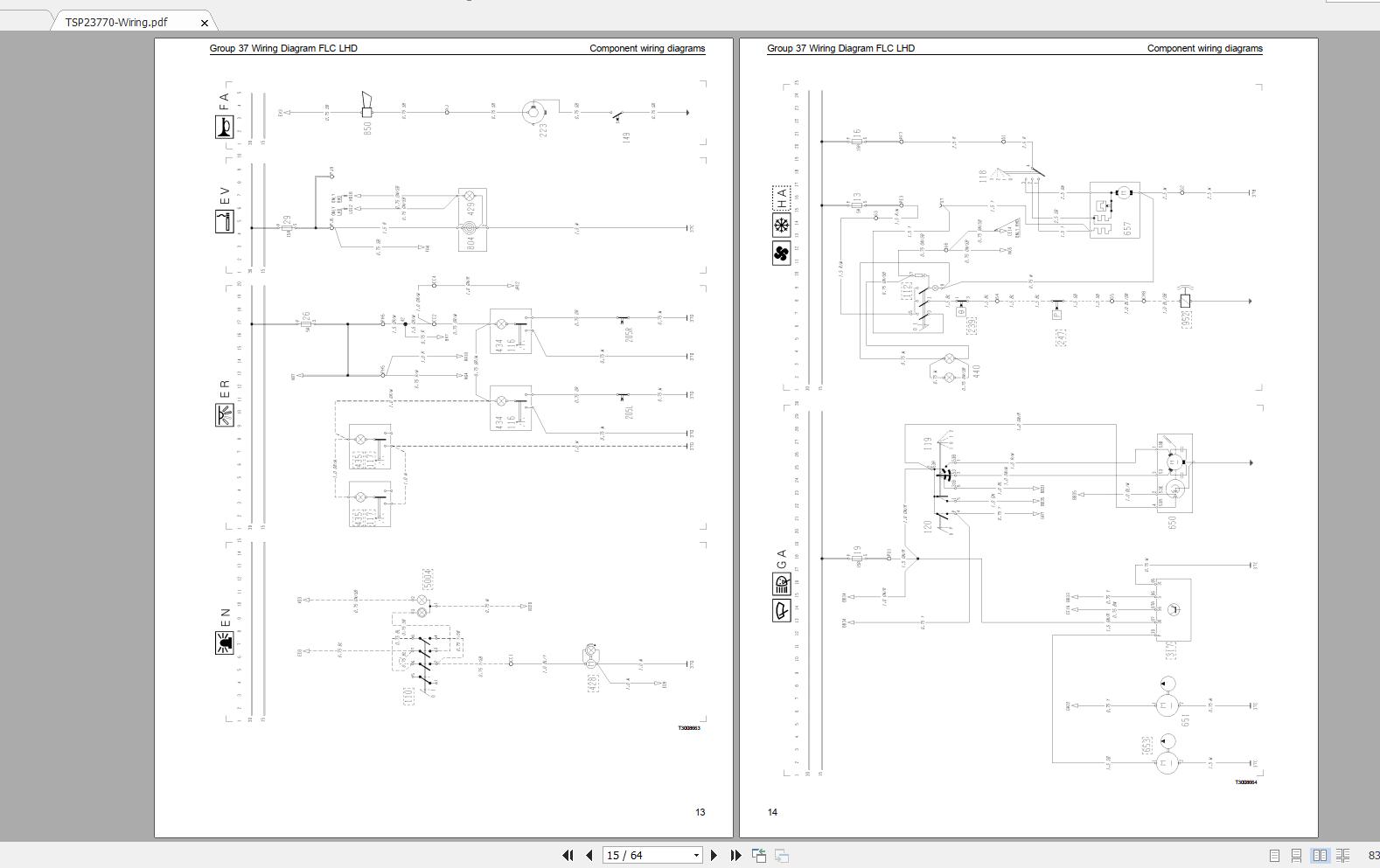 Volvo FLC Trucks Service Manual Buses Wiring Diagrams 3