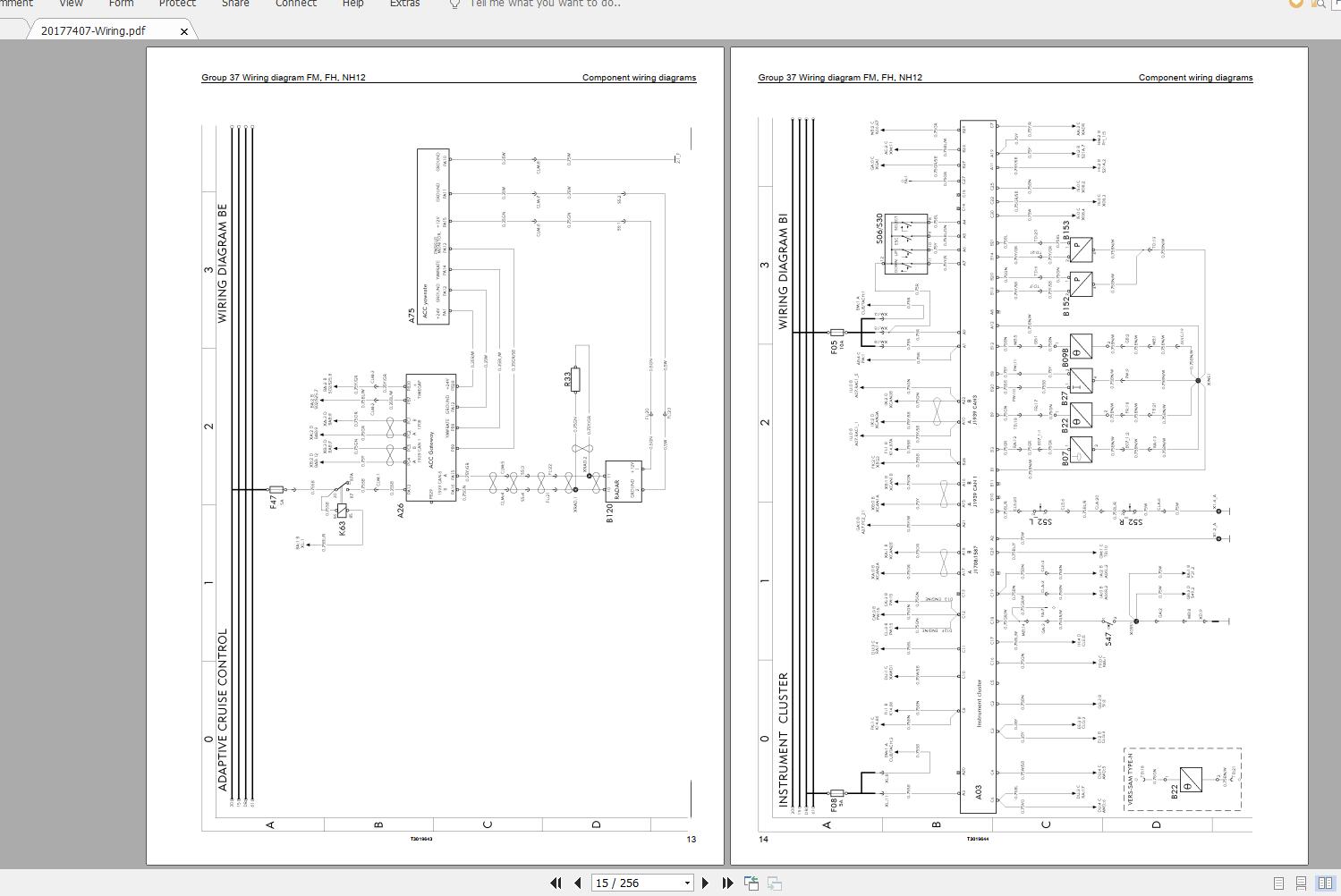 Volvo NH12 Trucks Service Manual Buses Wiring Diagrams 2