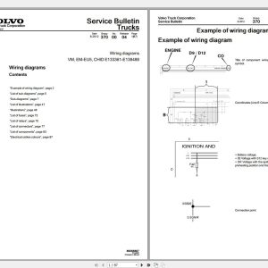 Volvo VM Trucks Service Manual Buses Wiring Diagrams 2