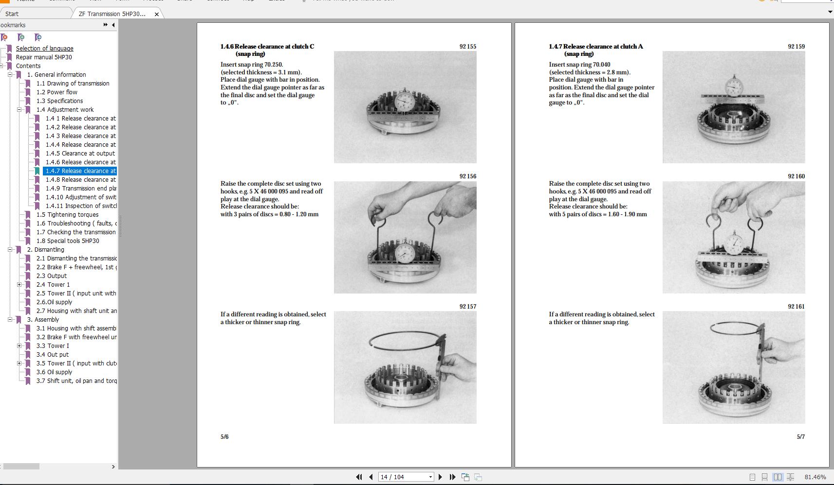 ZF Transmission 5HP30E Repair Manual 2