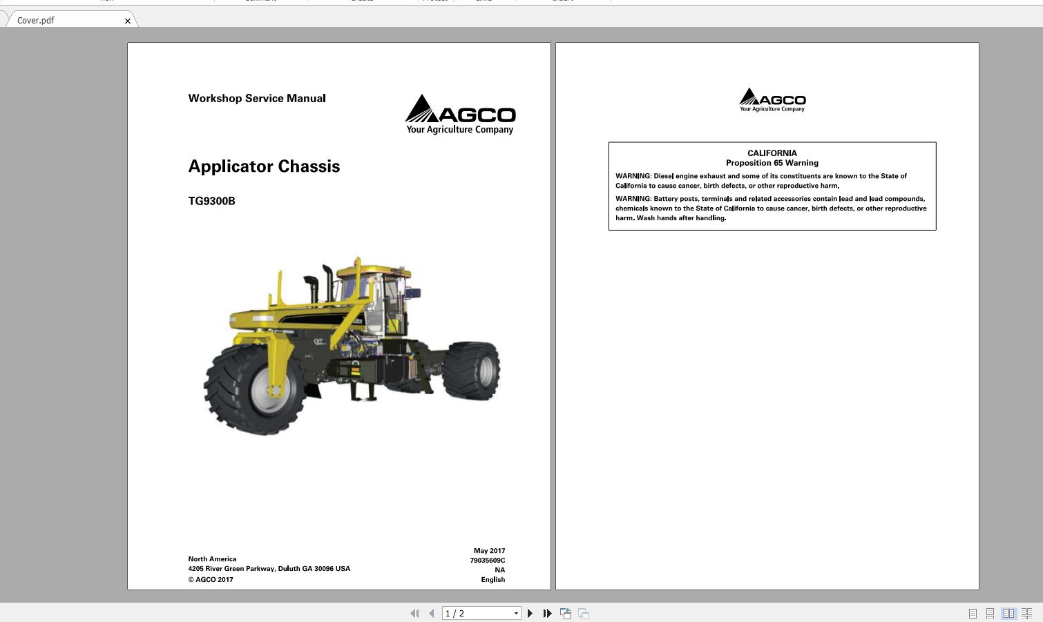 Ag Chem EU Euro Agricultural Full 012020 PDF DVD Workshop Service Manuals 6