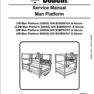 Bobcat 4M Man Platform Service Manual6990965 1