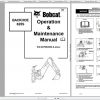 Bobcat Backhoe 406 835S Operation Maintenance Manuals 4