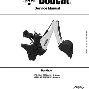 Bobcat Backhoe 7BH 9BH Service Manual6990887 1