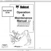 Bobcat Backhoe 8709 8811 Operation Maintenance Manuals 2