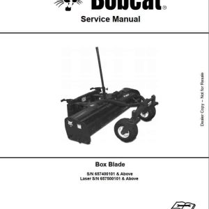 Bobcat Backhoe R30S R35S Service Manual4950144 1 1