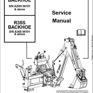 Bobcat Backhoe R30S R35S Service Manual4950144 1