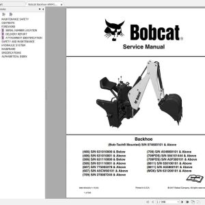 Bobcat Backhoe Service Manual6904107 1