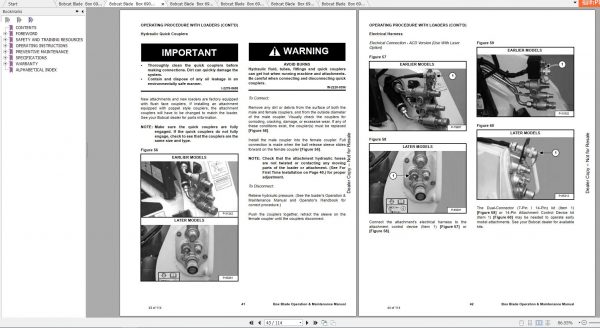 Bobcat Box Blade Operation Maintenance Manuals 4