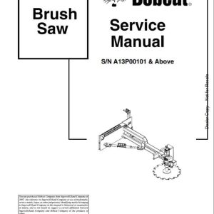 Bobcat Brush Saw Service Manual6904204 1
