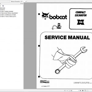 Bobcat Compact Excavator 119 Service Manual6570547 1