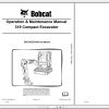Bobcat Compact Excavator 319 Operation Maintenance Manual6904116 1