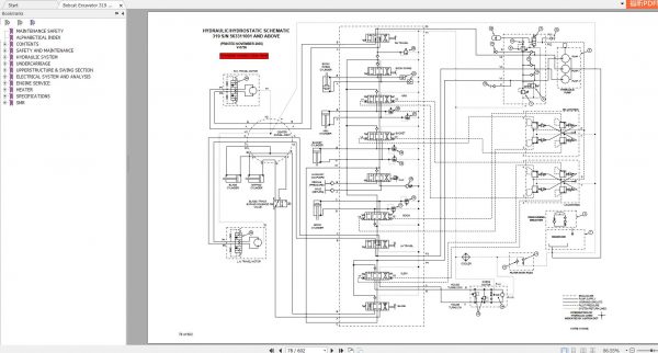 Bobcat Compact Excavator 319 Service Manual6904188 3