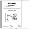 Bobcat Compact Excavator 321 323 Service Manual6986731 1