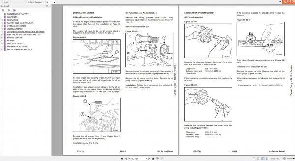 Bobcat Compact Excavator 329 Service Manual6904771 4