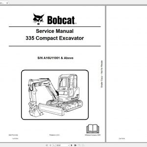 Bobcat Compact Excavator 335 Service Manual 1
