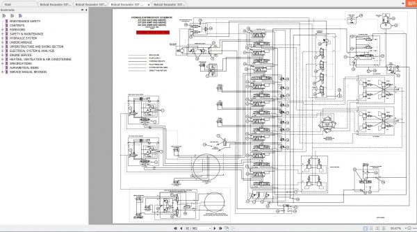 Bobcat Compact Excavator 337 341 Service Manuals 3
