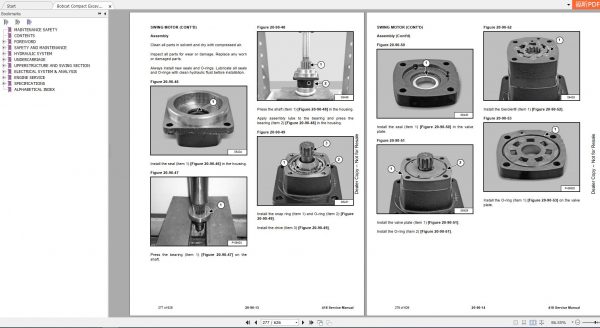 Bobcat Compact Excavator 418 Service Manual6986853 4