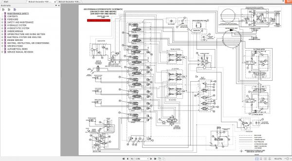 Bobcat Compact Excavator 430 Service Manuals 3
