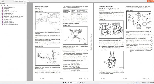 Bobcat Compact Excavator E10 Service Manual6986788 4