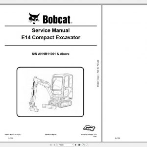 Bobcat Compact Excavator E14 Service Manual6989421 1