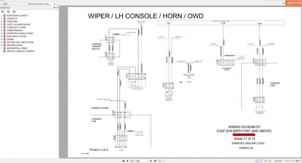Bobcat Compact Excavator E20z Service Manual7359012 4