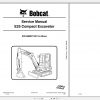 Bobcat Compact Excavator E25 Service Manual6989691 1