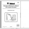 Bobcat Compact Excavator E32 Operation Maintenance Manual6987270 1