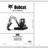 Bobcat Compact Excavator E45 Service Manuals 1