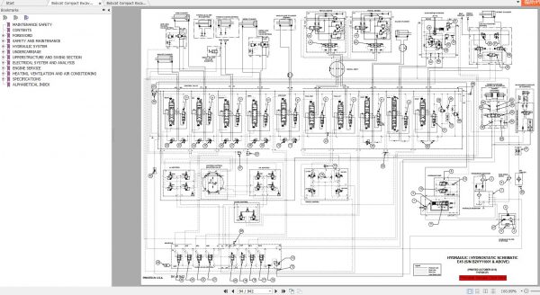 Bobcat Compact Excavator E45 Service Manuals 3