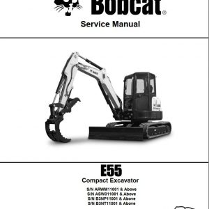 Bobcat Compact Excavator E55 Service Manual6990093 1