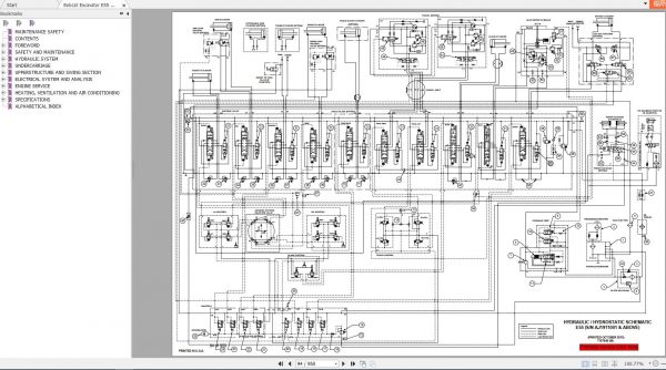 Bobcat Compact Excavator E55 Service Manual6990728 3