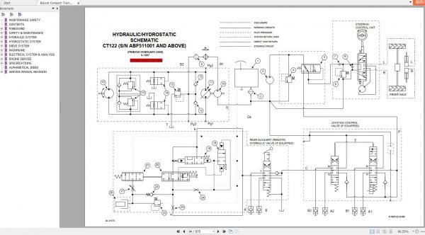 Bobcat Compact Tractor CT122 Service Manual6987028 4